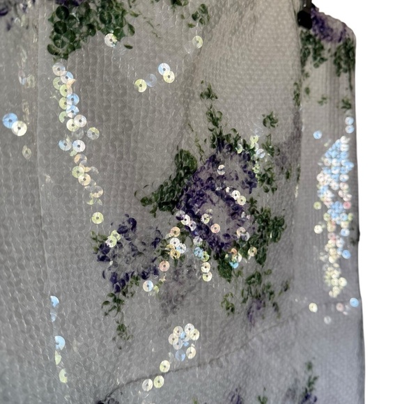 Tanner Fletcher Marilyn Floral Sequin Strapless Dress Shopbop - Picture 7 of 11